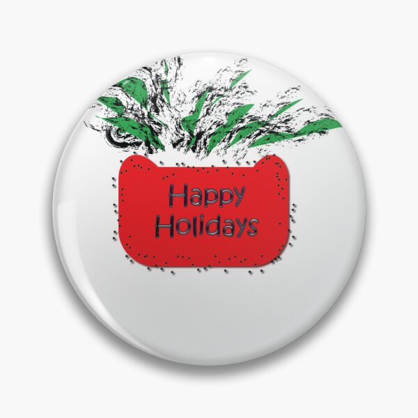 Item preview, Happy Holidays Sticker Logo designed and sold by Sami Art Studio.
