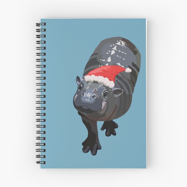 Artikelvorschau, Die beste Zwergflusspferd-Weihnachtsausgabe entworfen und verkauft von BogsuckerDesign.