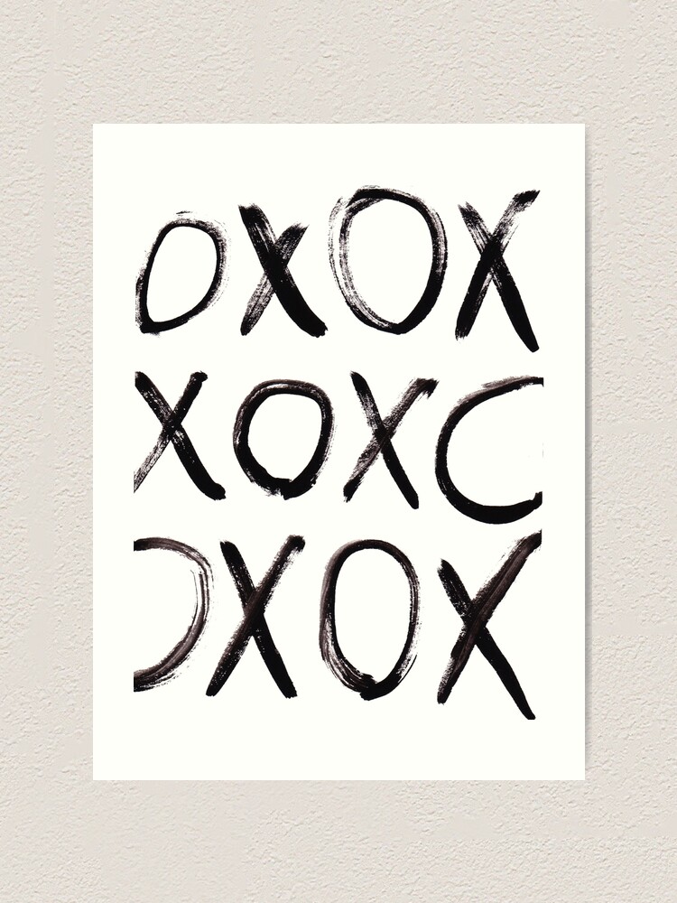 Alternate view of xo Art Print
