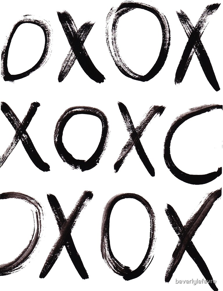 "xo" by beverlylefevre | Redbubble