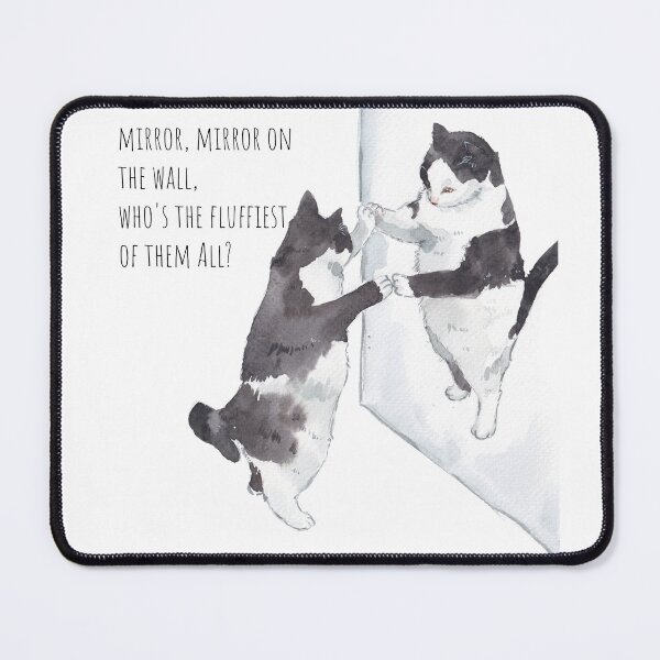 Item preview, Cat looks at the mirror designed and sold by nananstudio.