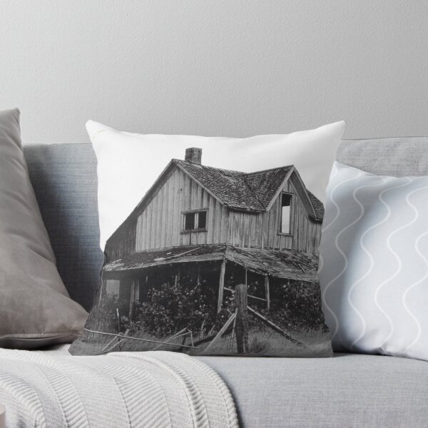 Item preview, Black and White of an Abandoned House in Rural Oregon designed and sold by janelopypitgirl.