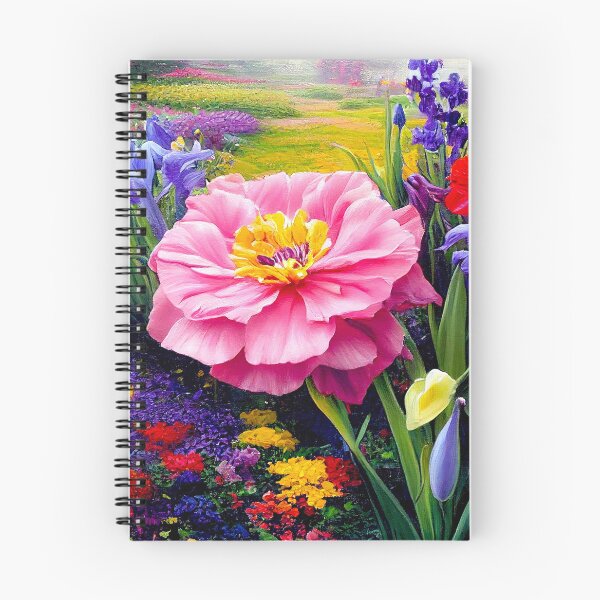 Item preview, MidJourney AI Multicolor Flowers designed and sold by wolfepaw.