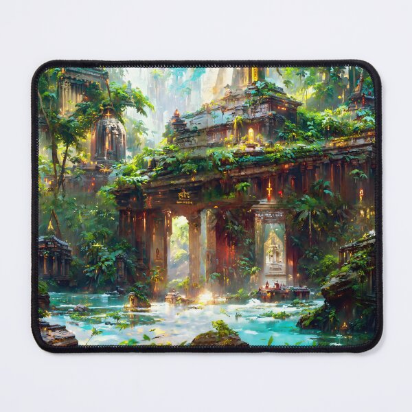 Item preview, Hidden Jungle Temple designed and sold by lostcauseblue.