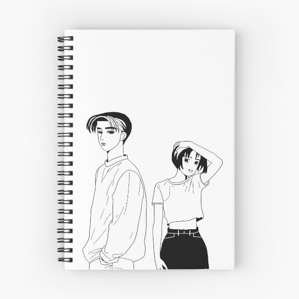Item preview, Initial D - Takumi Fujiwara & Natsuki Mogi designed and sold by NewbArt.