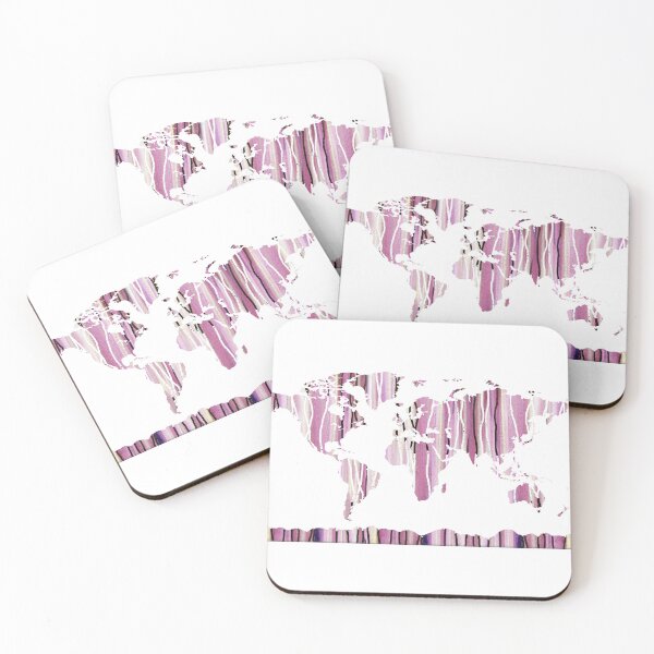 Item preview, Watercolor Map Of The World Silhouette PNG Design X designed and sold by Irina Sztukowski.
