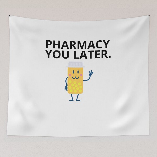 Item preview, Pharmacy Puns designed and sold by BuraxisQuotes.