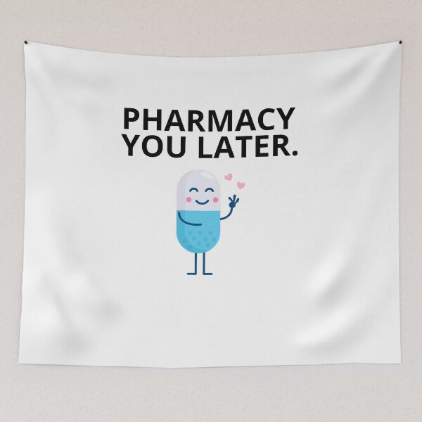 Item preview, Pharmacy Puns designed and sold by BuraxisQuotes.