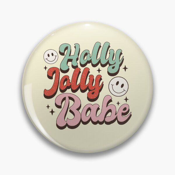 Artikelvorschau, Holly Jolly Babe Retro-Weihnachts-Vintage-Designs entworfen und verkauft von DesignsbyMona.