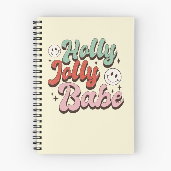 Item preview, Holly jolly babe retro Christmas vintage designs designed and sold by DesignsbyMona.