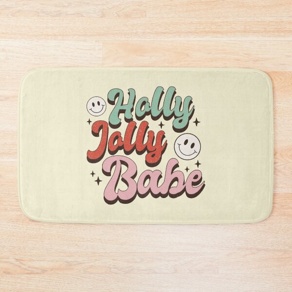 Item preview, Holly jolly babe retro Christmas vintage designs designed and sold by DesignsbyMona.