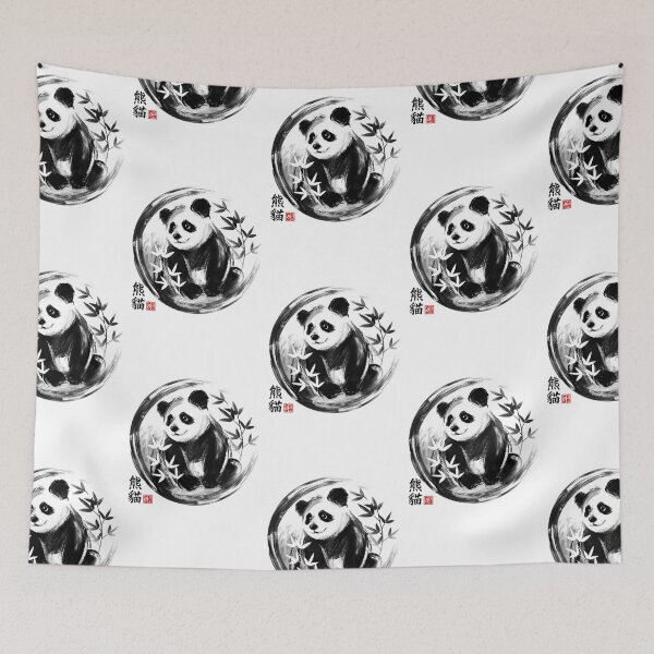 Artikelvorschau, Panda-Sumie entworfen und verkauft von NemiMakeit.