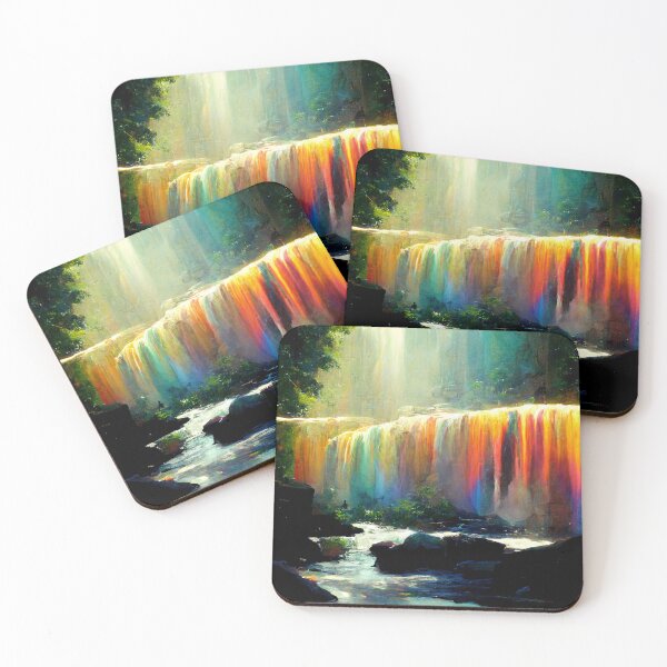 Item preview, Rainbow waterfalls designed and sold by MondoFantasIA.