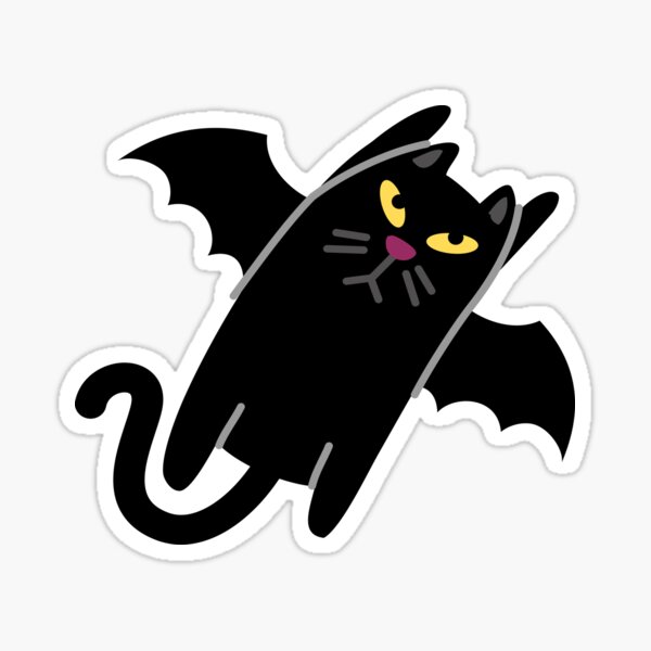 The Bat-Cat! Sticker