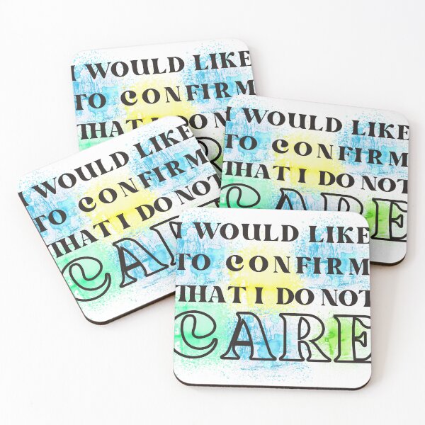 Item preview, I do not care designed and sold by photogfrog.