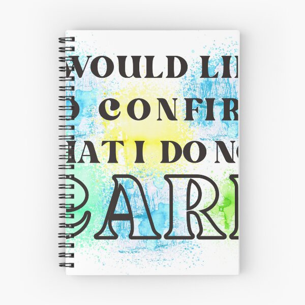 Item preview, I do not care designed and sold by photogfrog.