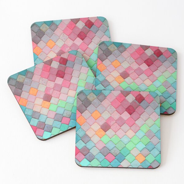 Item preview, Blue and Pink Diamond Tile Design designed and sold by designlee.