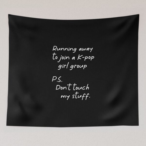 Item preview, Running Away To Join A K-Pop Girl Group Tank Top designed and sold by rukoroupikq.