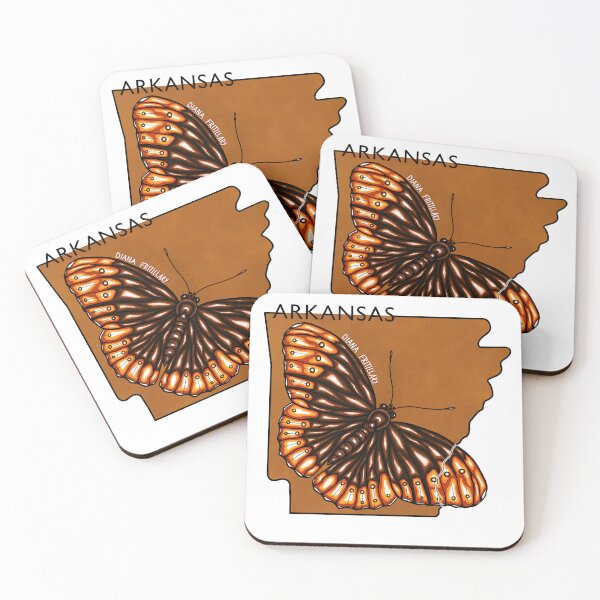 Item preview, Arkansas State Butterfly - The Male Diana Fritillary designed and sold by Lacy Wolff Ewing.