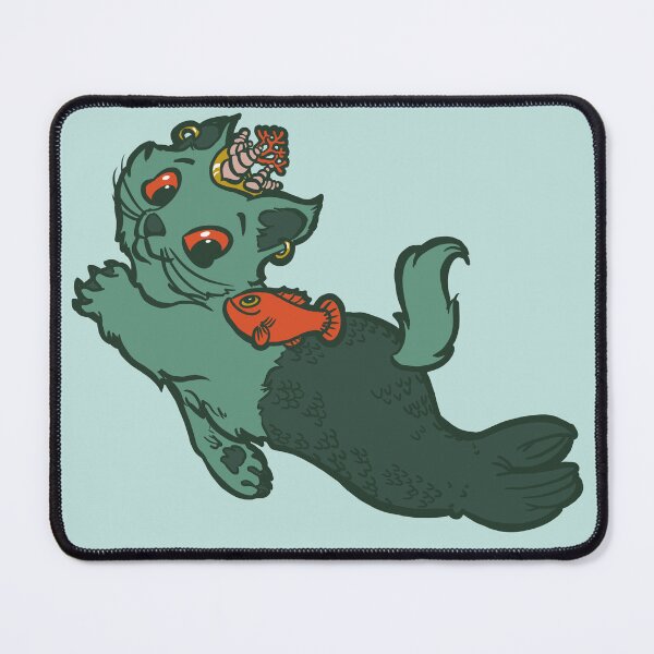 Item preview, Prince Nippin the Super Cute Mercat and His Fishy Friend designed and sold by RJKpoyp.