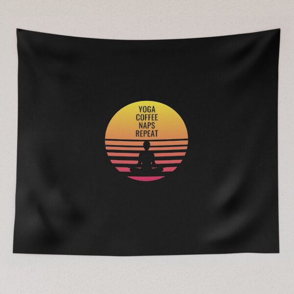Item preview, Yoga Coffee Naps Repeat designed and sold by Ahmed  Feki.
