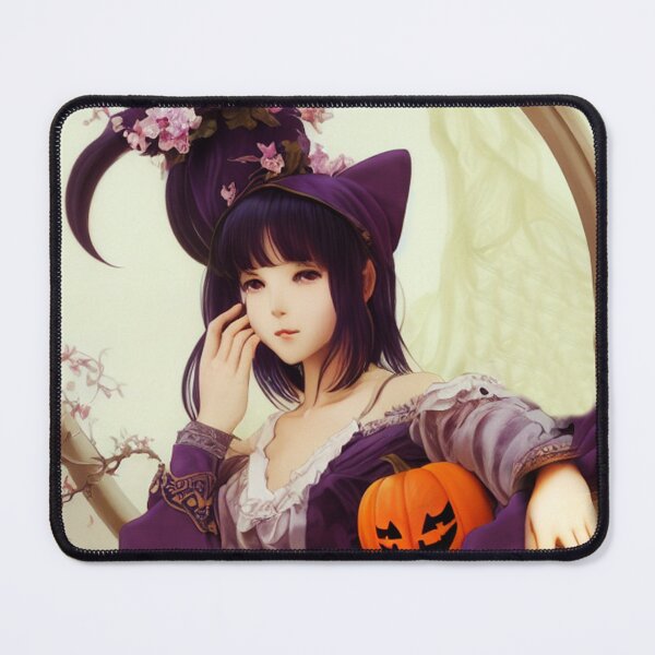 Item preview, Animestyle Halloween Witch with her Pumpkin designed and sold by Junior's Digital Designs.
