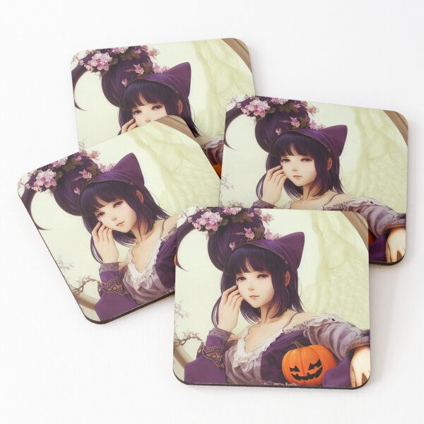Item preview, Animestyle Halloween Witch with her Pumpkin designed and sold by Junior's Digital Designs.