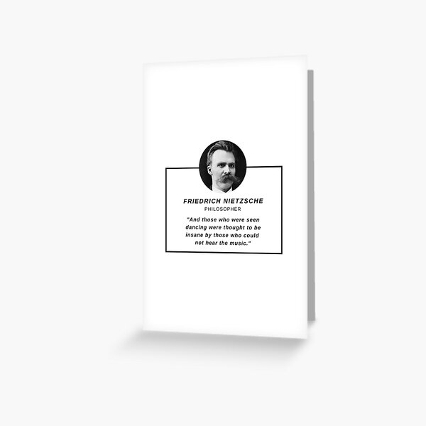 Item preview, Friedrich Nietzsche Quote designed and sold by The-Quote-House.