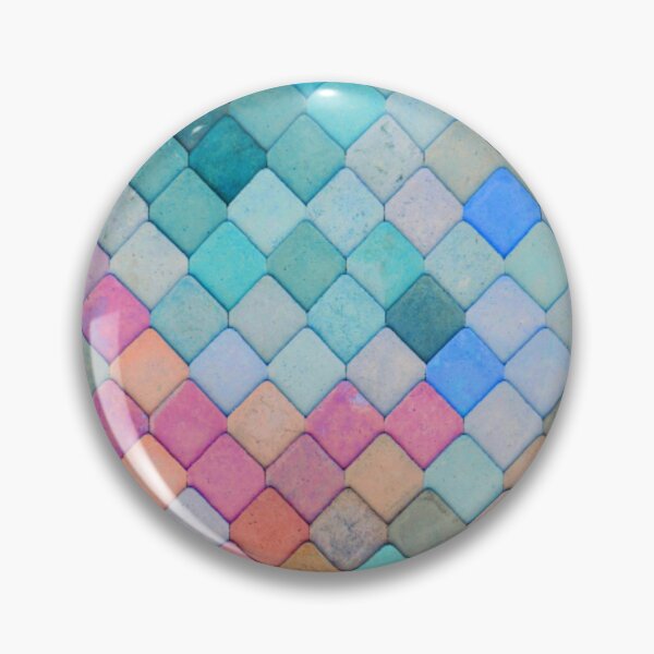 Item preview, Blue multicolor Diamond Tile Design designed and sold by designlee.