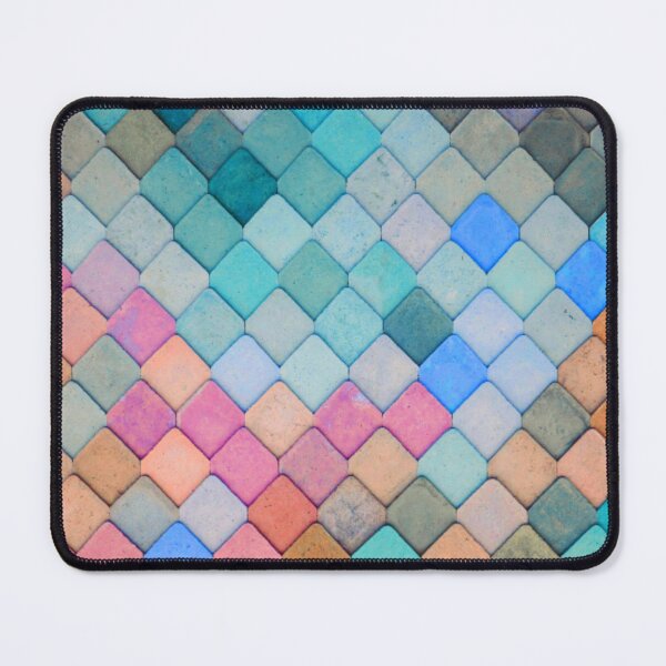 Item preview, Blue multicolor Diamond Tile Design designed and sold by designlee.