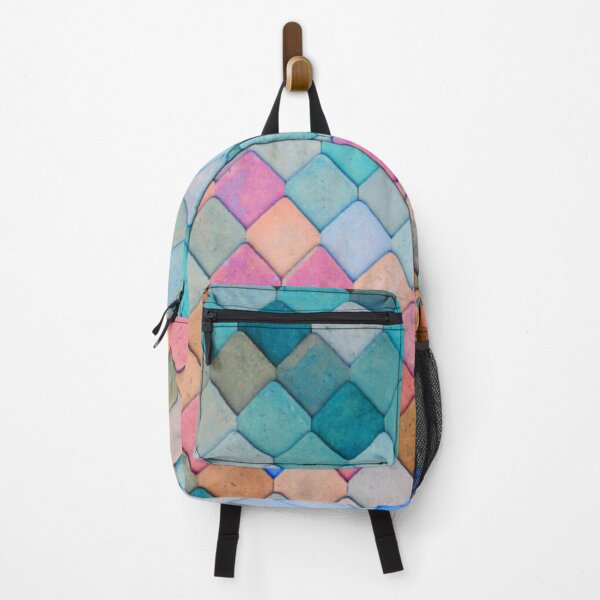 Item preview, Blue multicolor Diamond Tile Design designed and sold by designlee.