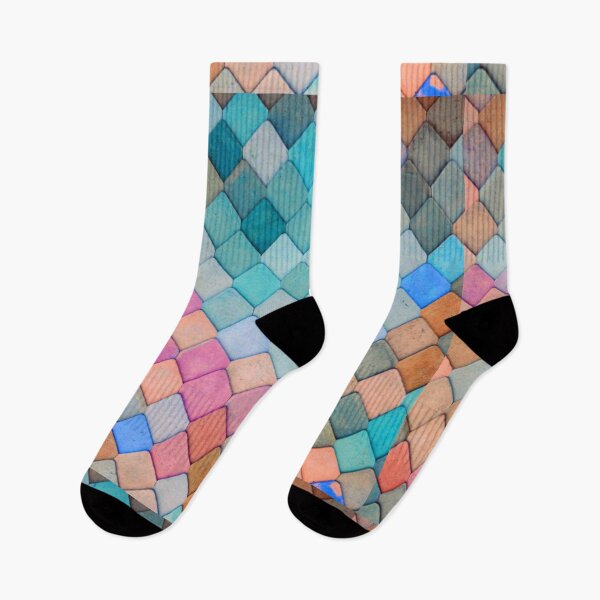 Item preview, Blue multicolor Diamond Tile Design designed and sold by designlee.