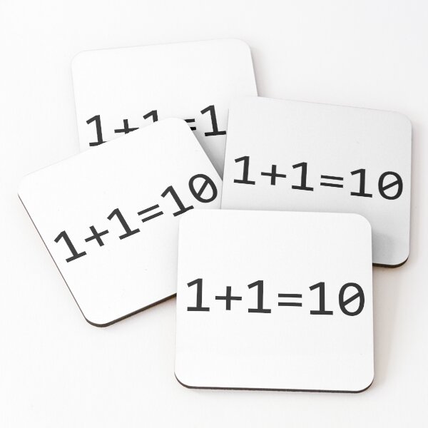 Item preview, 1+1=10 Binary designed and sold by ScienceCorner.