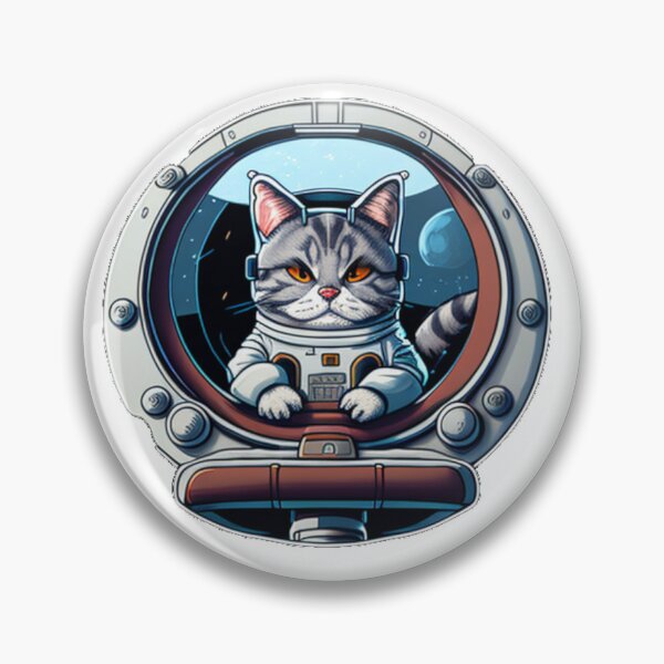 Item preview, Astro Astronaut Galaxy Space Cat designed and sold by TheWildFlix.