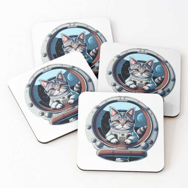 Item preview, Astro Astronaut Galaxy Space Cat designed and sold by TheWildFlix.