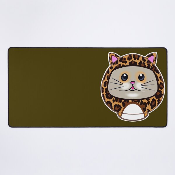 Item preview, Cute Kitty Leopard Print Daruma Doll designed and sold by SpaceTruck.