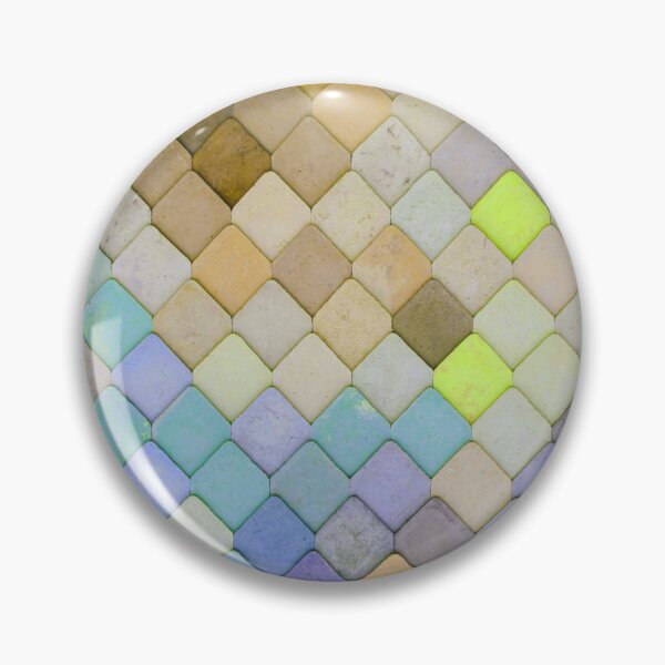 Item preview, Blue-Brown multicolor Diamond Tile Design designed and sold by designlee.