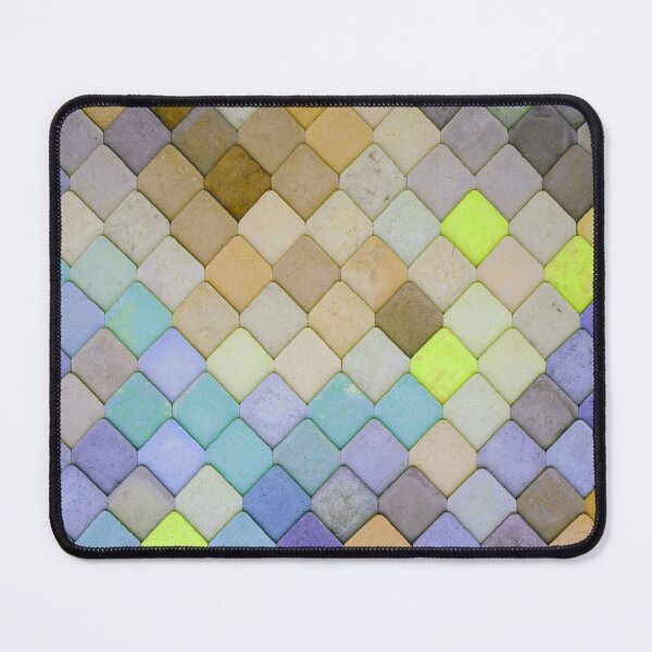 Item preview, Blue-Brown multicolor Diamond Tile Design designed and sold by designlee.