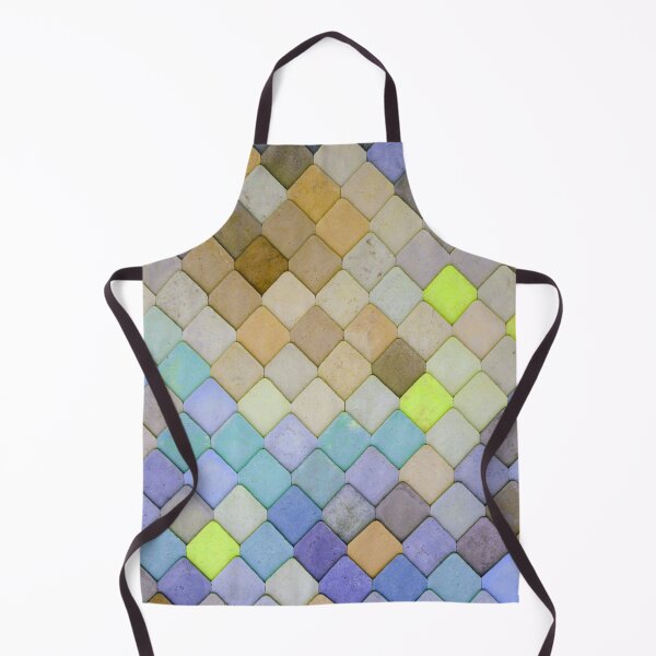 Item preview, Blue-Brown multicolor Diamond Tile Design designed and sold by designlee.