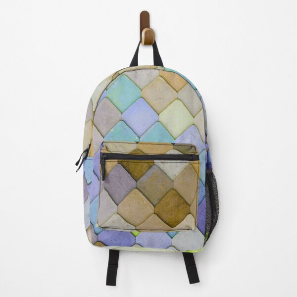 Item preview, Blue-Brown multicolor Diamond Tile Design designed and sold by designlee.