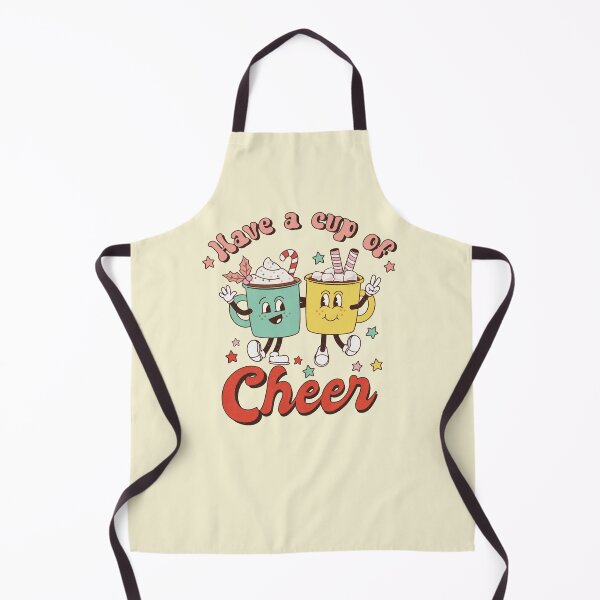 Item preview, Have a cup of cheers retro Christmas vintage designs designed and sold by DesignsbyMona.