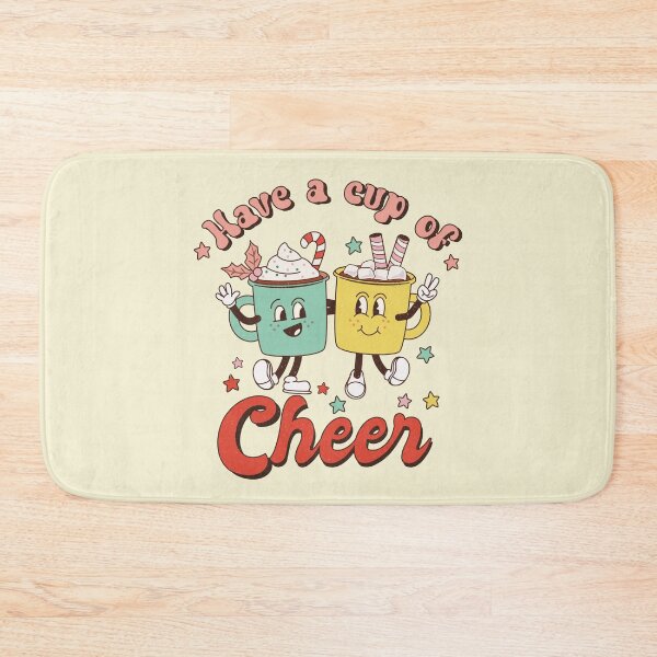 Item preview, Have a cup of cheers retro Christmas vintage designs designed and sold by DesignsbyMona.