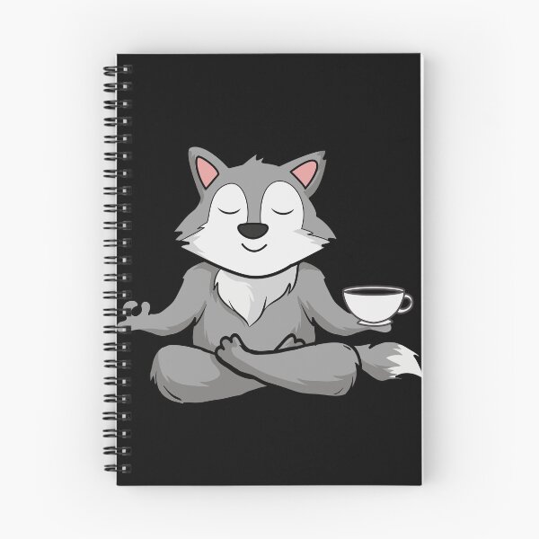 Item preview,  Yoga Coffee Naps Repeat - Wolf  designed and sold by Ahmed  Feki.