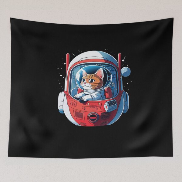 Item preview,  Astro Astronaut Rocket Space Cat designed and sold by TheWildFlix.