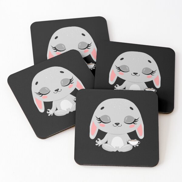 Item preview,  Yoga Coffee Naps Repeat - Cute Rabbit  designed and sold by Ahmed  Feki.