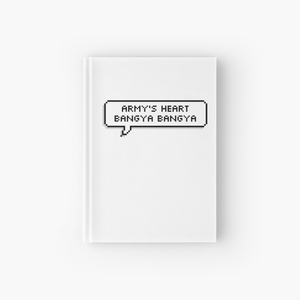 Army S Heart Bangya Bangya Hardcover Journal By Zerokara Redbubble