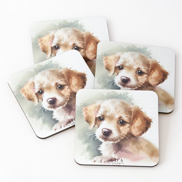Item preview, Watercolor Puppy Dog designed and sold by ABArtByAlexST.