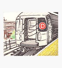 the d train Photographic Print