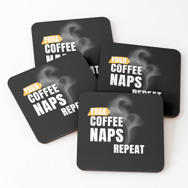 Item preview,  Yoga Coffee Naps Repeat designed and sold by Ahmed  Feki.