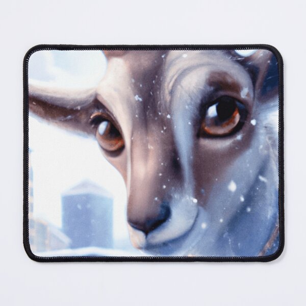 Item preview, Cutedom - Goat In Snow designed and sold by RaynbowCute.